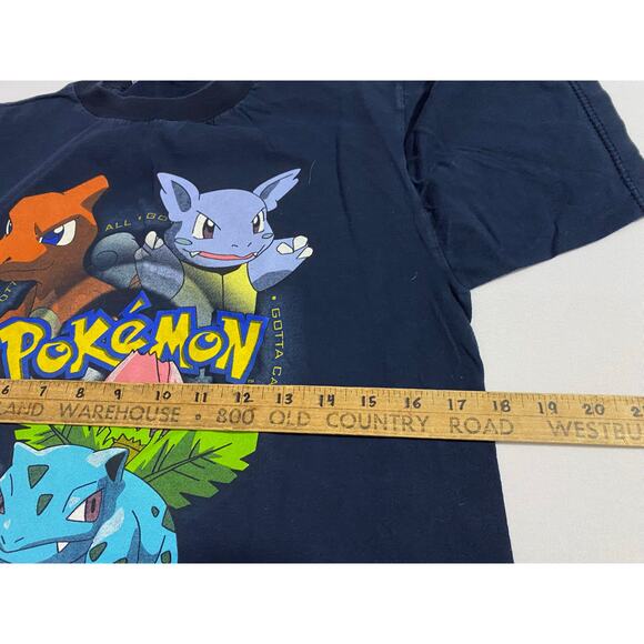 1999 Vintage Pokémon Charizard T-Shirt Youth Size XL Nintendo Anime Graphic Tee - Picture 3 of 10